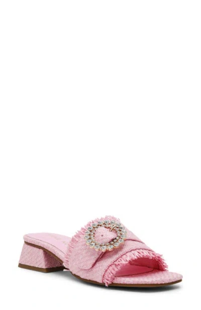 Anne Klein Nahla Slide Sandal In Light Pink