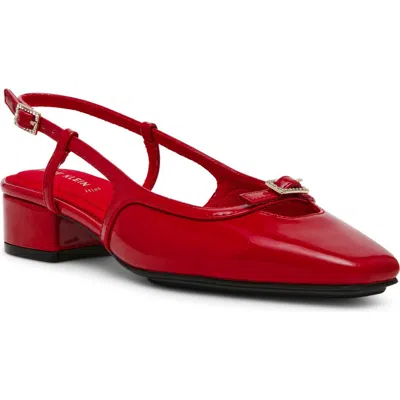 Anne Klein Natalie Slingback Pump In Deep Red