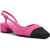 Anne Klein Nia Slingback Pump In Pink Multi