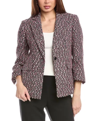 Anne Klein Notch Collar Jacket In Black