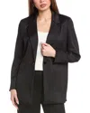 Anne Klein Notch Collar Jacket In Black
