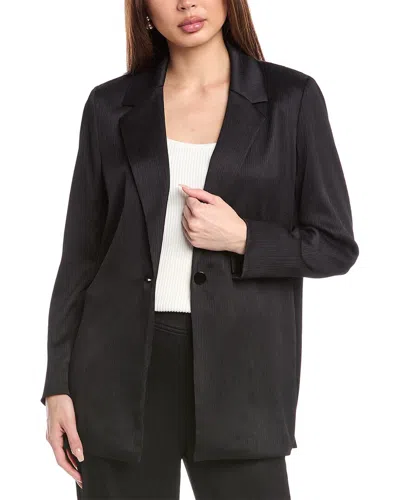Anne Klein Notch Collar Blazer Jacket In Black