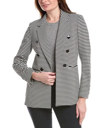 Anne Klein Notch Collar Jacket In Black