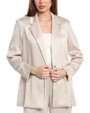 Anne Klein Notch Collar Jacket In White