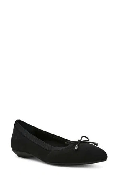 Anne Klein Ober Ballet Flat In Black