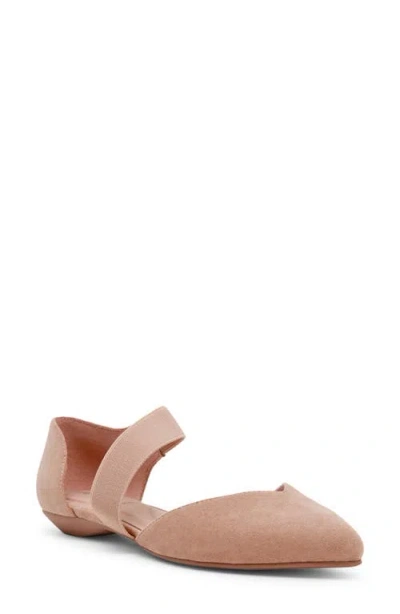 Anne Klein Oksanna Pointed Toe Flat In Neutral