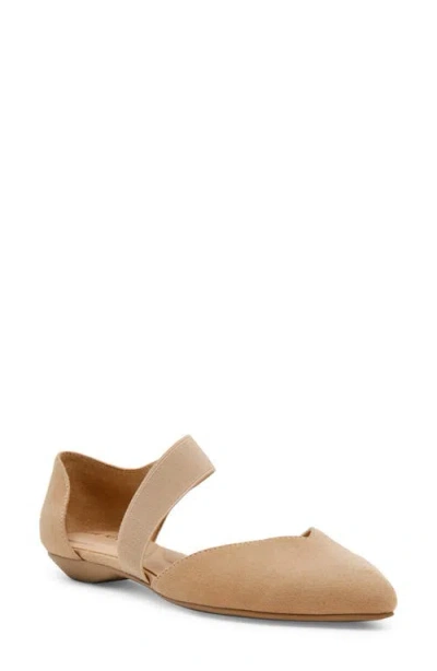 Anne Klein Oksanna Pointed Toe Flat In Neutral