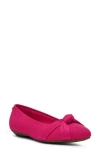 Anne Klein Olami Knot Flat In Pink