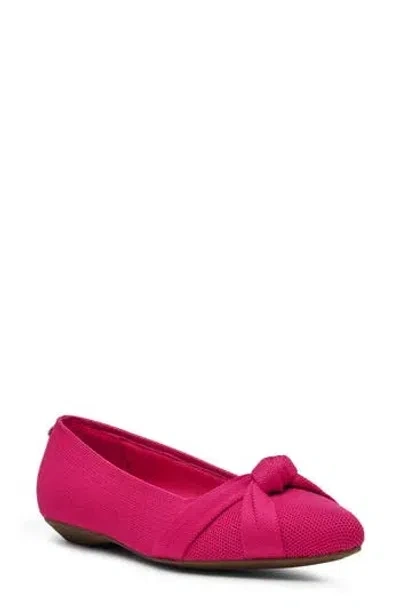 Anne Klein Olami Knot Flat In Pink