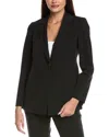 Anne Klein One Button Jacket In Black