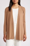 ANNE KLEIN ANNE KLEIN OPEN FRONT RIB CARDIGAN