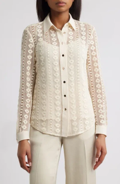 Anne Klein Open Stitch Shirt