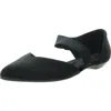 Anne Klein Ostara Almond Toe Flat In Black