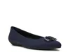 Anne Klein Oswego Pointed Toe Flat In Blue