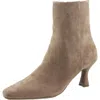 Anne Klein Pablo Womens Faux Leather Heeled Booties In Multi