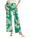 Anne Klein High Waist Print Pull-on Wide Leg Pants
