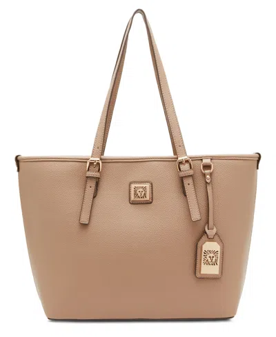 Anne Klein Perfect Large Tote Bag In Beige
