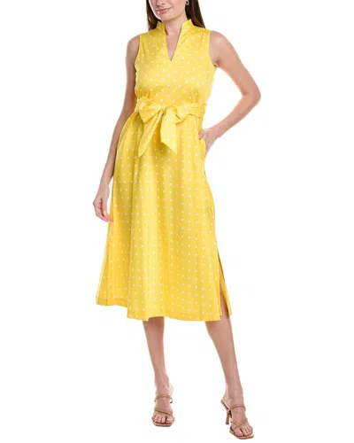 ANNE KLEIN PETITE BEEKMAN DOT MAXI DRESS