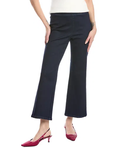 Anne Klein Petite High-rise Wide Leg Jean In Blue