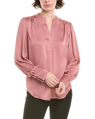 ANNE KLEIN PLEAT FRONT BLOUSE