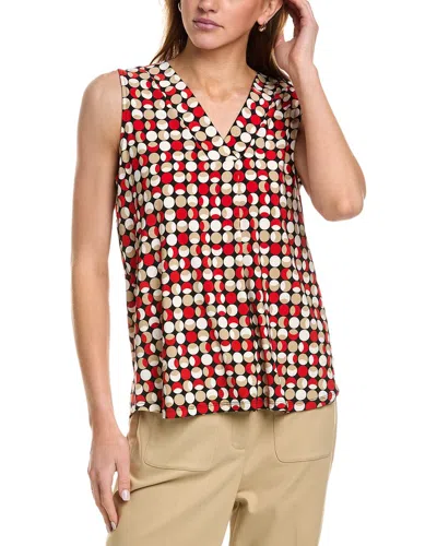 ANNE KLEIN ANNE KLEIN PLEAT FRONT SHELL