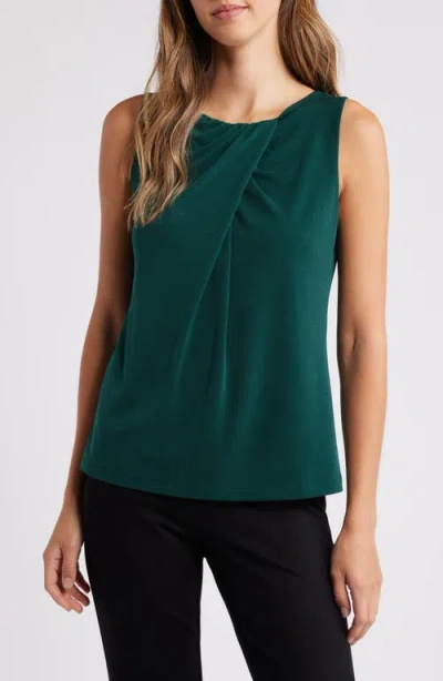 Anne Klein Pleated Shell In Green