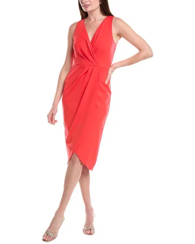 Anne Klein Pleated Tulip Midi Dress