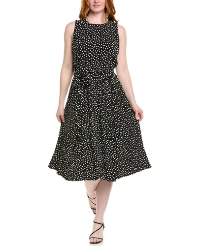 Anne Klein Plus Midi Dress In Black