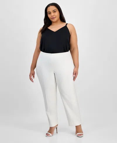 Anne Klein Plus Size Hollywood Straight-leg Ankle Pants