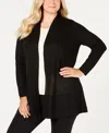 Anne Klein Carmel Cardigan In Black
