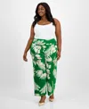 Anne Klein Plus Size Pull-on High-rise Palazzo Pants