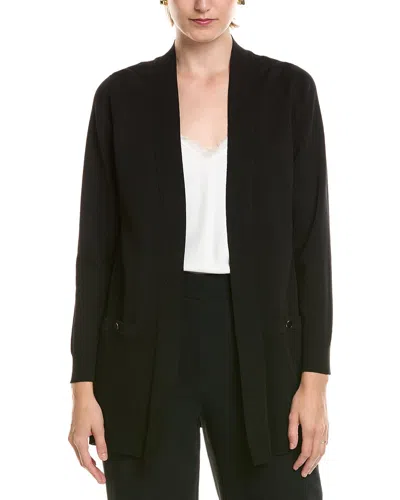 Anne Klein Pocket Jacket In Black
