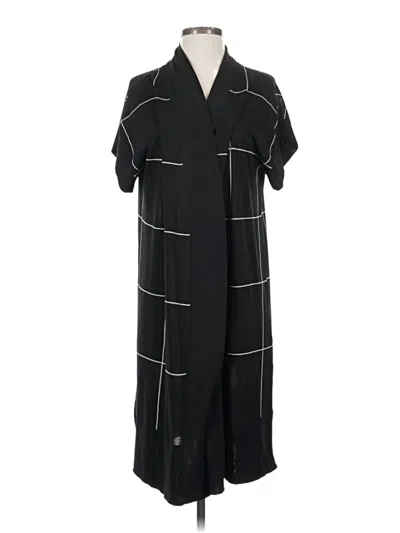 Pre-owned Anne Klein Poncho In Black