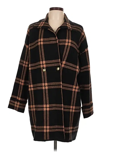 Pre-owned Anne Klein Poncho In Black