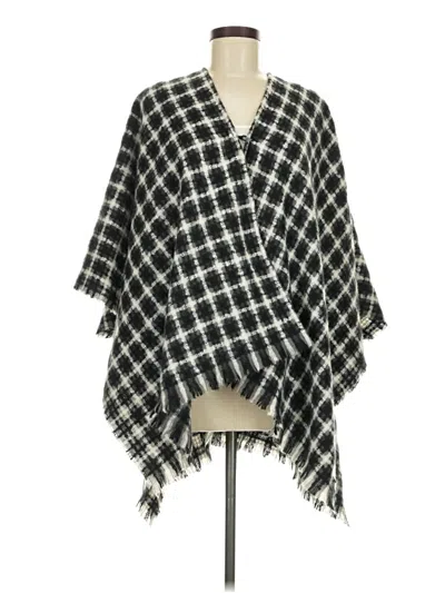 Pre-owned Anne Klein Poncho In Black