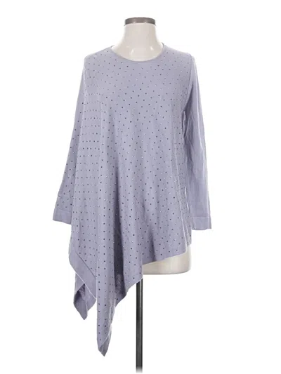 Pre-owned Anne Klein Poncho In Purple