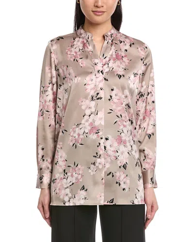 Anne Klein Popover Blouse In Multi