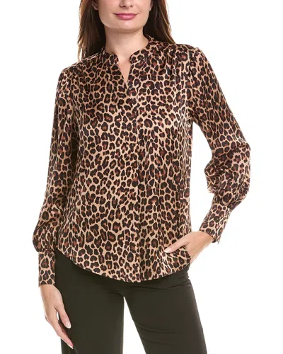 ANNE KLEIN ANNE KLEIN PRINTED BLOUSE