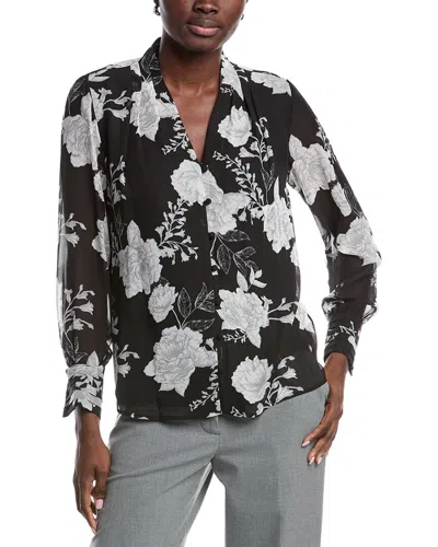 ANNE KLEIN PRINTED BLOUSE