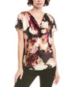 Anne Klein Printed Blouse In Multi