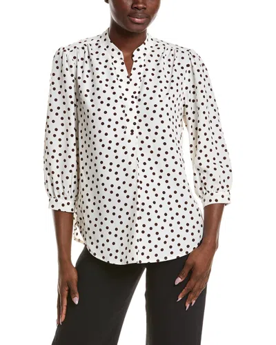 Anne Klein Printed Blouse In Multi