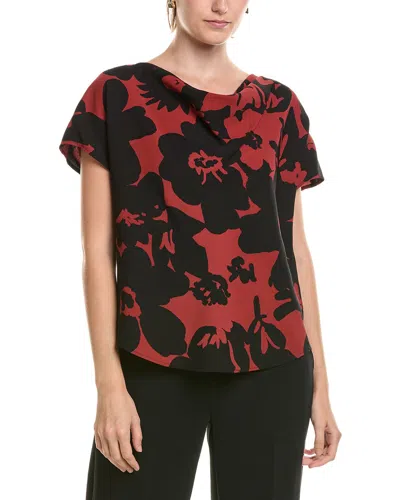 Anne Klein Printed Blouse In Multi