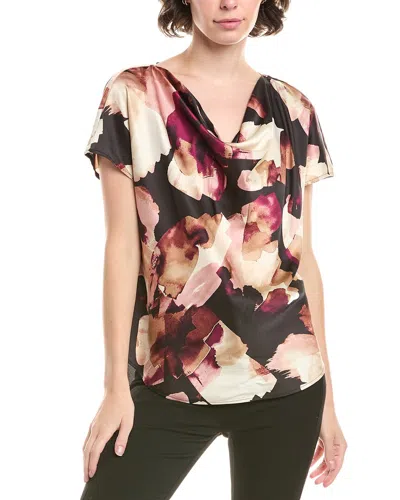 Anne Klein Printed Blouse In Multi