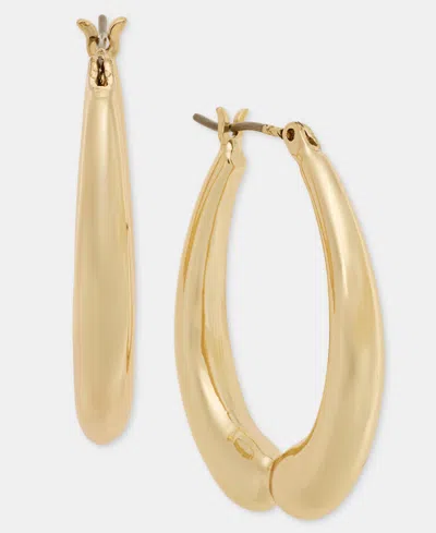 Anne Klein Puffy Arch Hoop Earrings In Gold