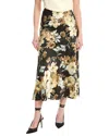 Anne Klein Pull On Bias Flared Skirt In Multi
