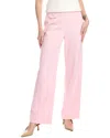 Anne Klein Pull-on Flap Pocket Wide Leg Pant In Pink