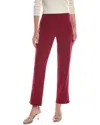 Anne Klein Pull-on Hollywood Waist Slim Ankle Pant In Red