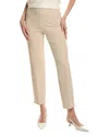 Anne Klein Petite Hollywood Pull-on Straight Pants In Neutral