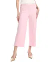 Anne Klein Pull-on Flap Pocket Wide Leg Pant In Pink