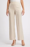 Anne Klein High Waist Pull-on Wide Leg Pants In Luxe Champagne